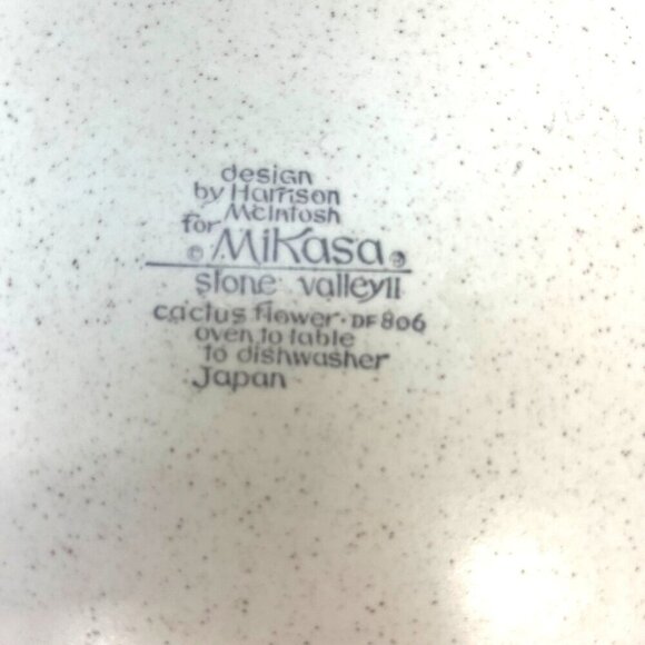 Mikasa Cactus Flower Stone Valley Large Platter 12.5" Harrison McIntosh 70s - Picture 6 of 8